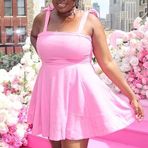 A cute pink dress Barbie theme is great for brunch, and tea parties.